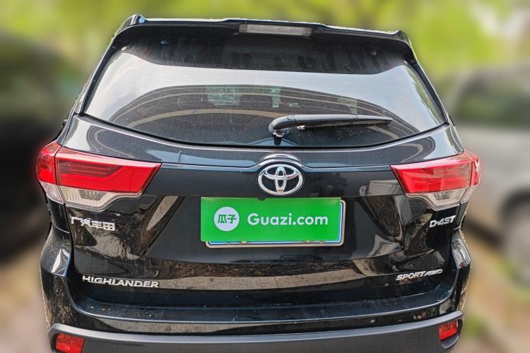 Used Toyota Highlander 2018 2.0T Four-Wheel Drive Prestige Version 7 Seats China VI Standard Rear