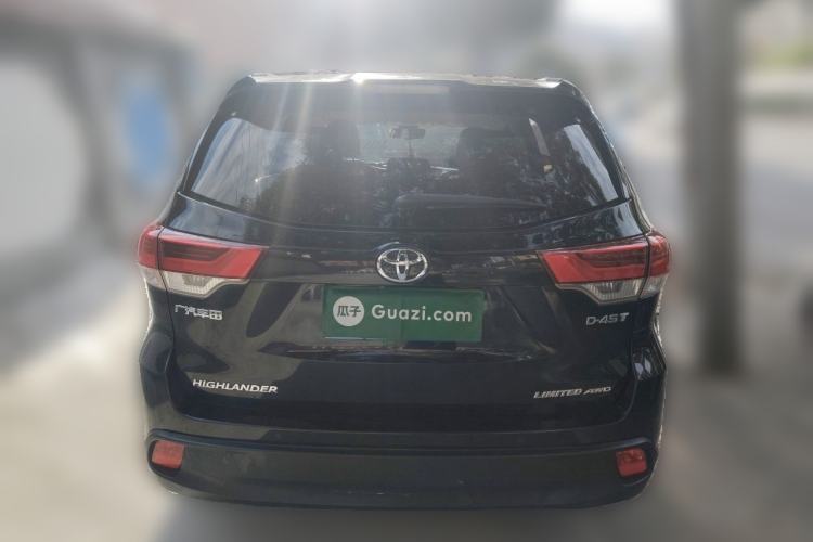 Used Toyota Highlander 2018 2.0T Four-Wheel Drive Supreme Edition 7-Seater China VI Rear