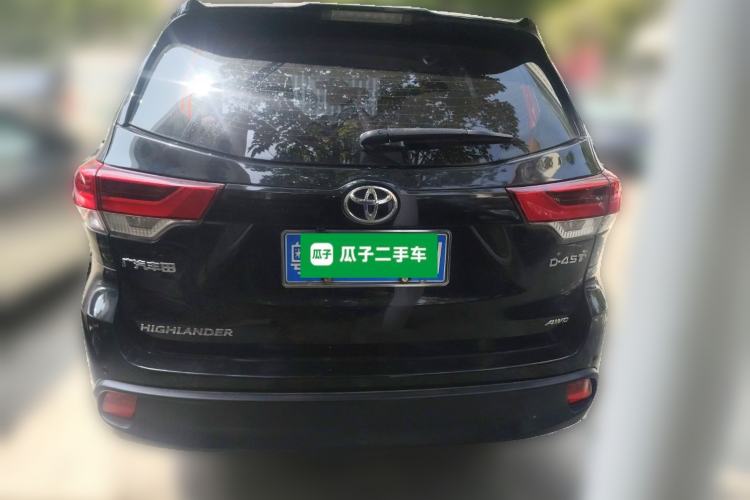Used Toyota Highlander 2018 2.0T Four-Wheel Drive Elite Edition 7 Seats China VI Standard Rear