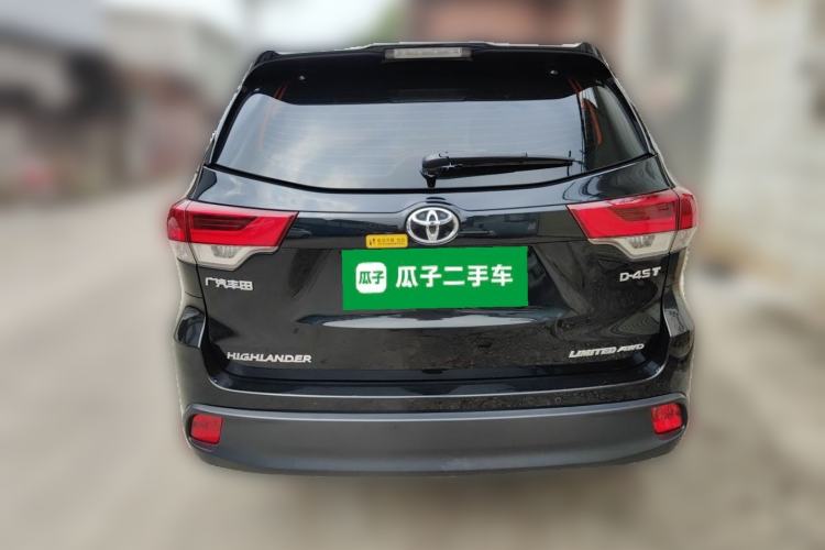 Used Toyota Highlander 2018 2.0T Four-Wheel Drive Supreme Edition 7-Seater China VI Rear