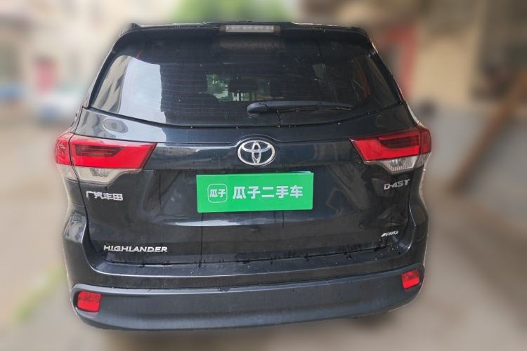 Used Toyota Highlander 2018 2.0T Four-Wheel Drive Elite Edition 7 Seats China VI Standard Rear