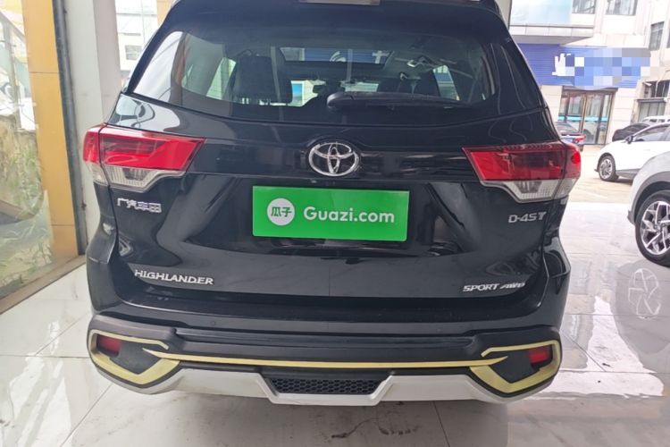 Used Toyota Highlander 2018 2.0T Four-Wheel Drive Luxury Version 7 Seats China VI Standard Rear