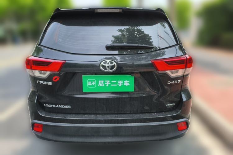 Used Toyota Highlander 2018 2.0T Four-Wheel Drive Elite Edition 7 Seats China VI Standard Rear