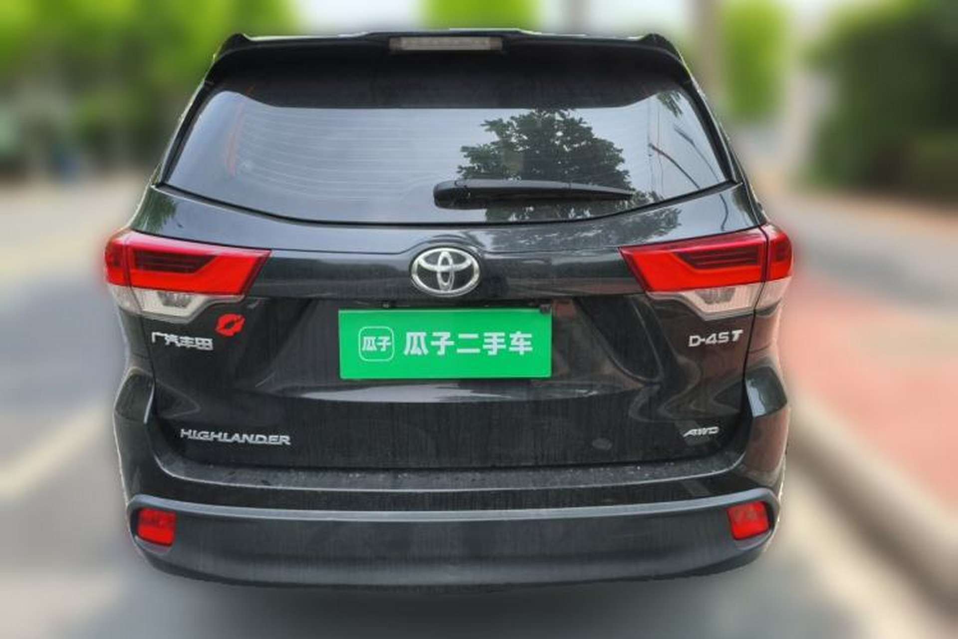 Used Toyota Highlander 2018 2.0T Four-Wheel Drive Elite Edition 7 Seats China VI Standard Rear
