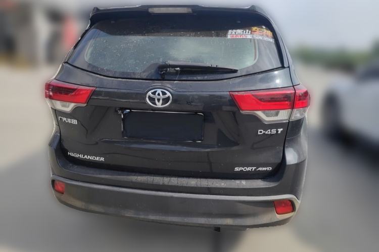 Used Toyota Highlander 2018 2.0T Four-Wheel Drive Prestige Version 7 Seats China VI Standard Rear