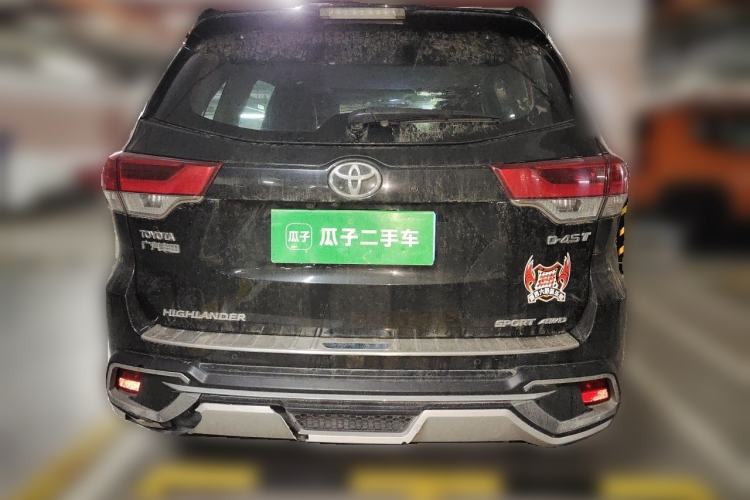 Used Toyota Highlander 2018 2.0T Four-Wheel Drive Prestige Version 7 Seats China VI Standard Rear