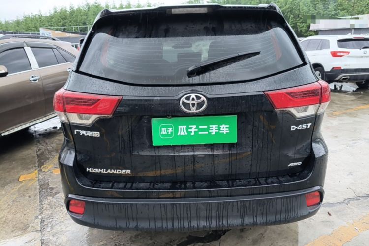 Used Toyota Highlander 2018 2.0T Four-Wheel Drive Elite Edition 7 Seats China VI Standard Rear