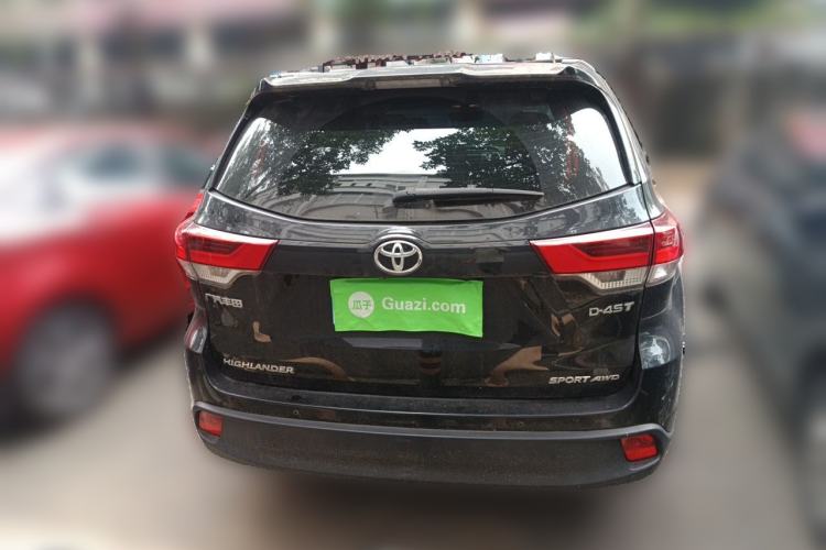 Used Toyota Highlander 2018 2.0T Four-Wheel Drive Luxury Version 7 Seats China VI Standard Rear