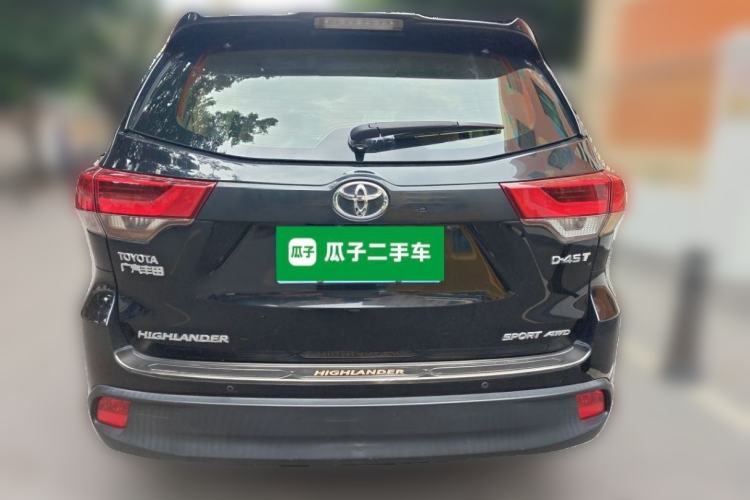 Used Toyota Highlander 2018 2.0T Four-Wheel Drive Prestige Version 7 Seats China V Emission Standard Rear