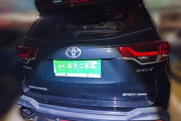 Used Toyota Highlander 2018 2.0T Four-Wheel Drive Knight Edition 7 Seats China VI Standard Rear