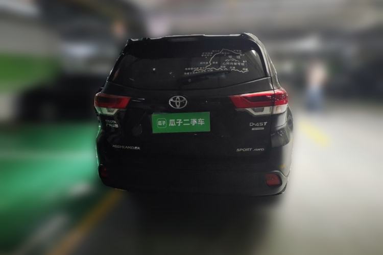 Used Toyota Highlander 2018 2.0T Four-Wheel Drive Prestige Version 7 Seats China V Emission Standard Rear