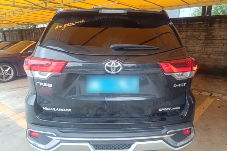 Used Toyota Highlander 2018 2.0T Four-Wheel Drive Luxury Version 7 Seats China VI Standard Rear