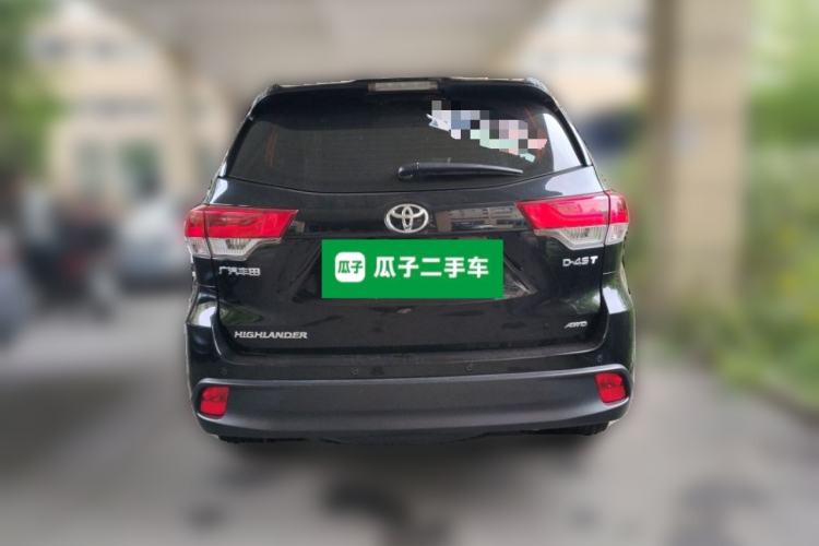 Used Toyota Highlander 2018 2.0T Four-Wheel Drive Elite Edition 7 Seats China VI Standard Rear