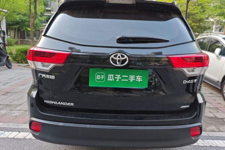 Used Toyota Highlander 2018 2.0T Four-Wheel Drive Elite Edition 7 Seats China VI Standard Rear