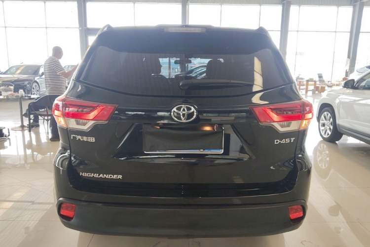 Used Toyota Highlander 2018 2.0T Two-Wheel Drive Elite Version 5 Seats China VI Standard Rear