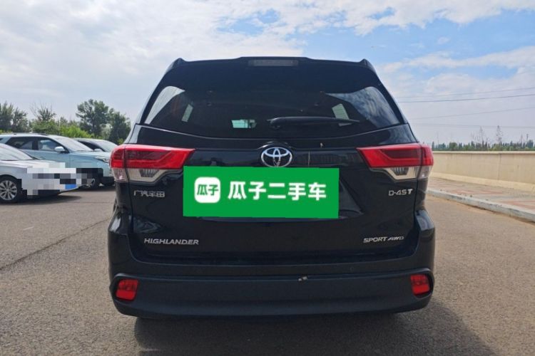 Used Toyota Highlander 2018 2.0T Four-Wheel Drive Luxury Version 7 Seats China VI Standard Rear