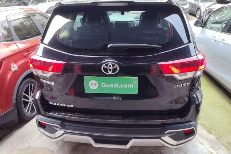 Used Toyota Highlander 2018 2.0T Two-Wheel Drive Elite Edition 7 Seats China VI Standard Rear
