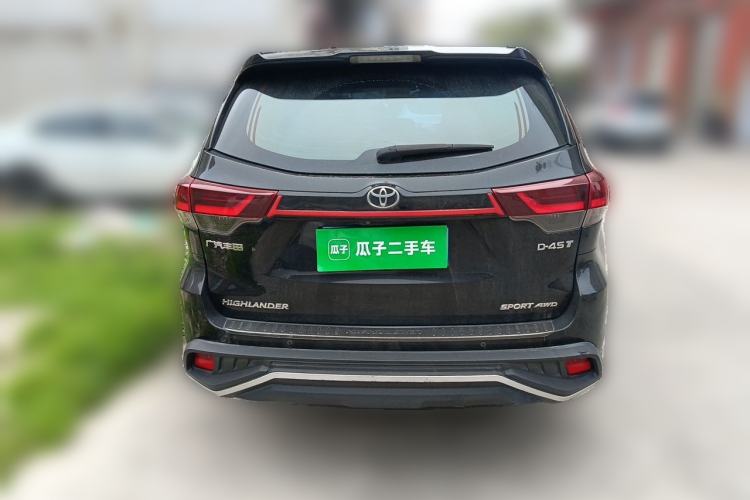 Used Toyota Highlander 2018 2.0T Four-Wheel Drive Knight Edition 7 Seats China VI Standard Rear