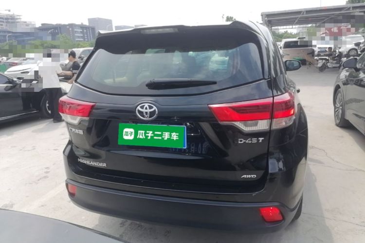 Used Toyota Highlander 2018 2.0T Four-Wheel Drive Elite Edition 7 Seats China VI Standard Rear