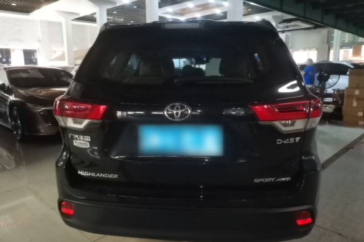 Used Toyota Highlander 2018 2.0T Four-Wheel Drive Luxury Version 7 Seats China VI Standard Rear