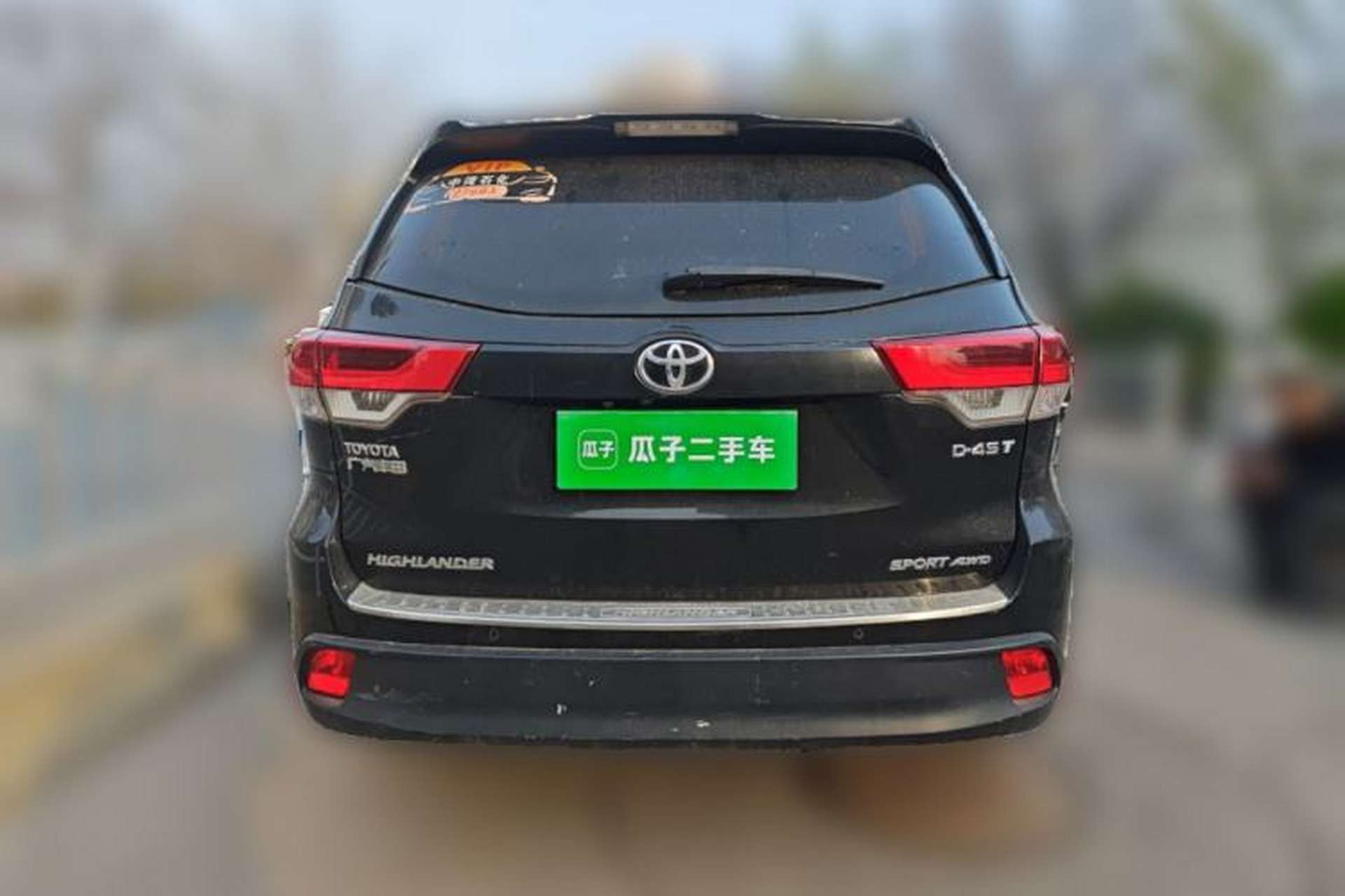Used Toyota Highlander 2018 2.0T Four-Wheel Drive Luxury Edition 7 Seats China V Emission Standard Rear