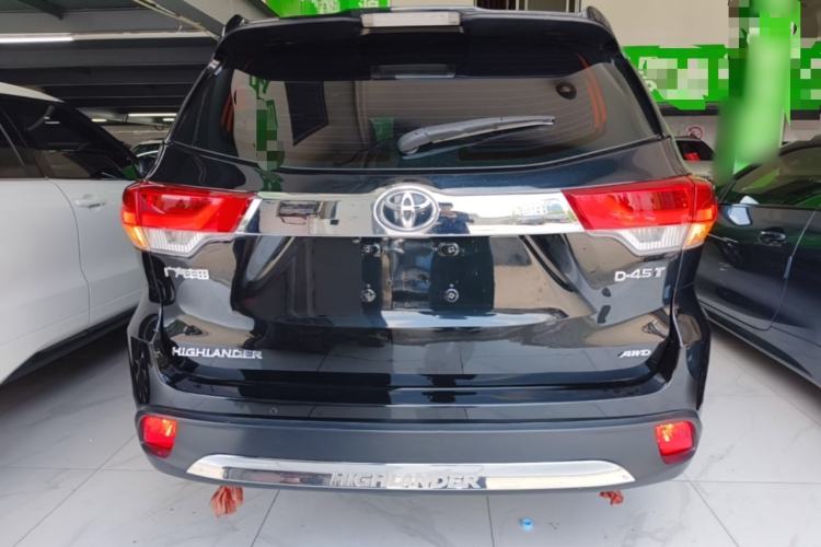 Used Toyota Highlander 2018 2.0T Four-Wheel Drive Luxury Version 7 Seats China VI Standard Rear