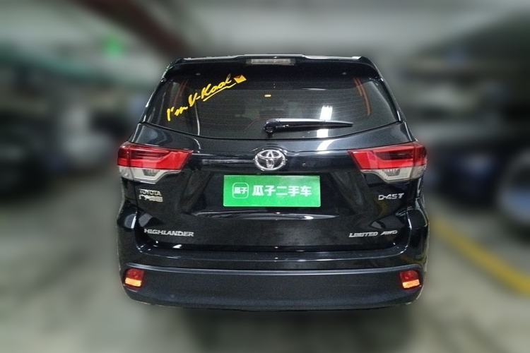 Used Toyota Highlander 2018 2.0T Four-Wheel Drive Prestige Version 7 Seats China V Emission Standard Rear