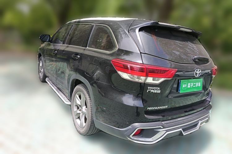 Used Toyota Highlander 2018 2.0T Four-Wheel Drive Ultimate Edition 7-Seater Emission Standard China V Rear Left 45 Deg