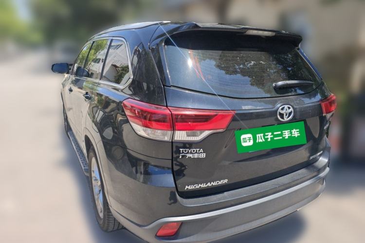 Used Toyota Highlander 2018 2.0T Four-Wheel Drive Luxury Edition 7 Seats China V Emission Standard Rear Left 45 Deg