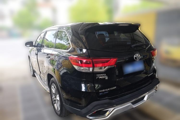 Used Toyota Highlander 2018 2.0T Four-Wheel Drive Luxury Edition 7 Seats China V Emission Standard Rear Left 45 Deg