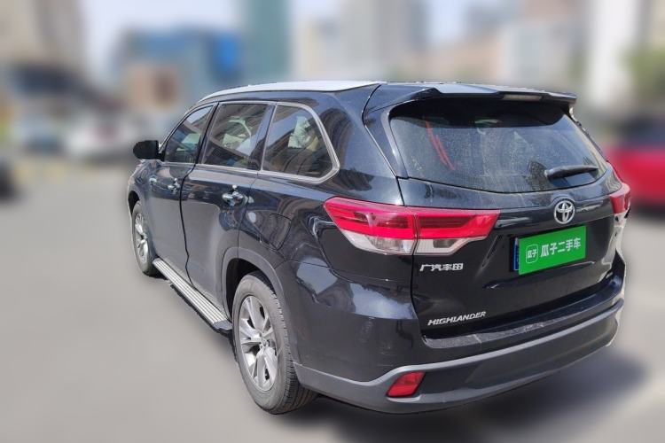 Used Toyota Highlander 2018 2.0T Four-Wheel Drive Elite Edition 7 Seats China VI Standard Rear Left 45 Deg