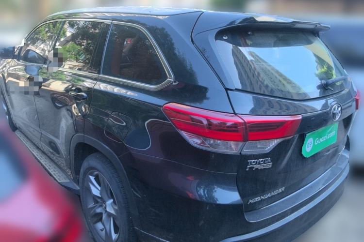 Used Toyota Highlander 2018 2.0T Four-Wheel Drive Prestige Version 7 Seats China V Emission Standard Rear Left 45 Deg