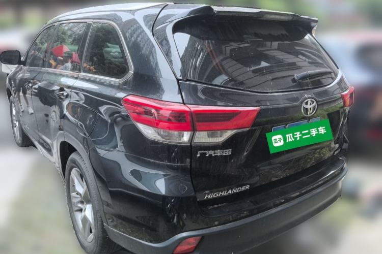 Used Toyota Highlander 2018 2.0T Two-Wheel Drive Luxury Edition 7 Seats China VI Standard Rear Left 45 Deg