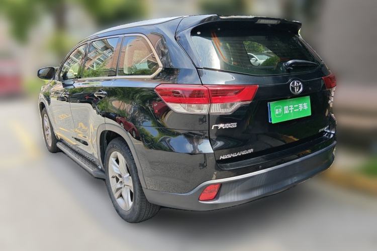 Used Toyota Highlander 2018 2.0T Four-Wheel Drive Prestige Version 7 Seats China VI Standard Rear Left 45 Deg