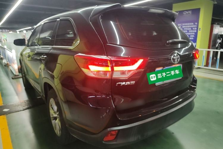 Used Toyota Highlander 2018 2.0T Two-Wheel Drive Elite Version 5 Seats China VI Standard Rear Left 45 Deg