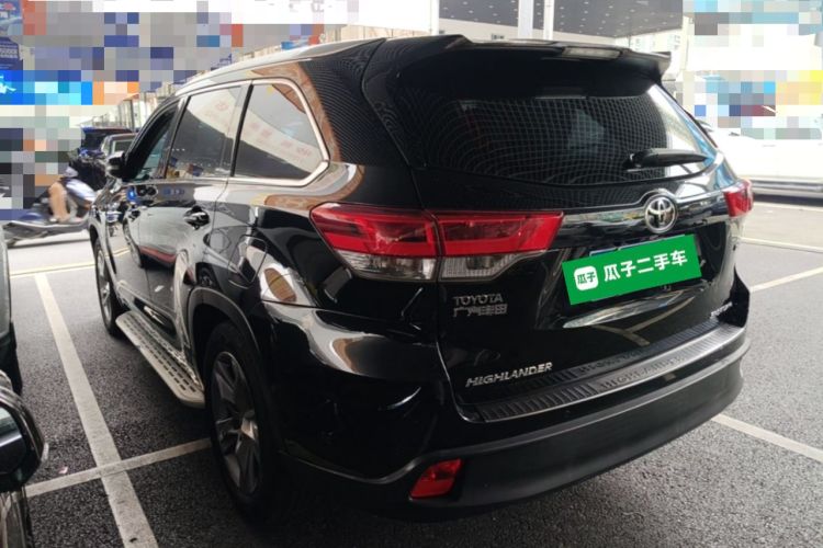Used Toyota Highlander 2018 2.0T Four-Wheel Drive Luxury Edition 7 Seats China V Emission Standard Rear Left 45 Deg