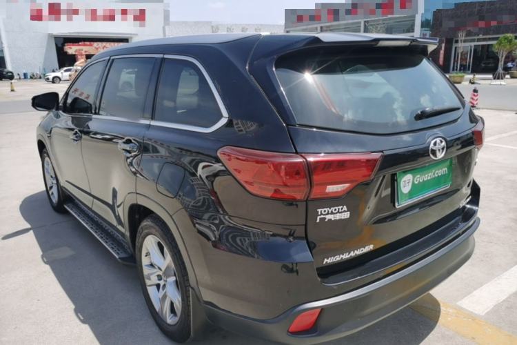 Used Toyota Highlander 2018 2.0T Four-Wheel Drive Luxury Edition 7 Seats China V Emission Standard Rear Left 45 Deg