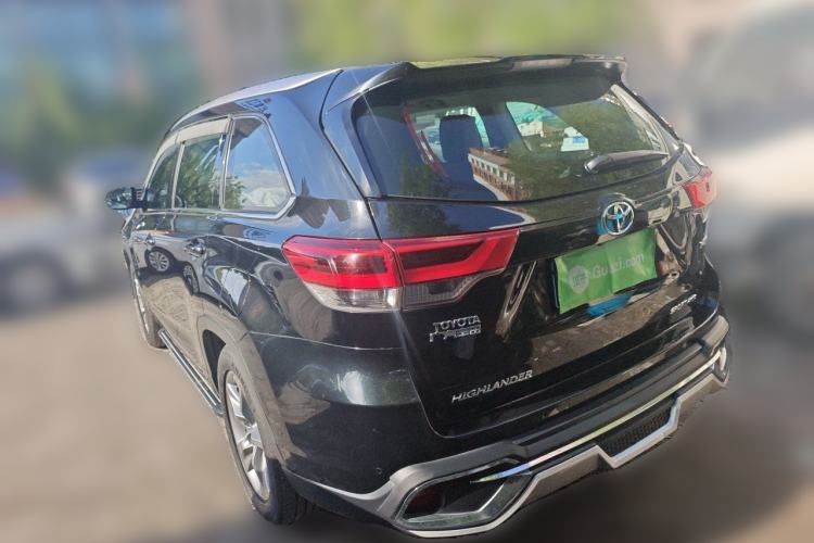 Used Toyota Highlander 2018 2.0T Four-Wheel Drive Luxury Edition 7 Seats China V Emission Standard Rear Left 45 Deg