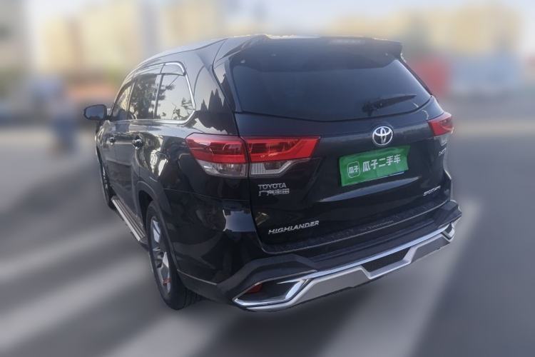 Used Toyota Highlander 2018 2.0T Four-Wheel Drive Prestige Version 7 Seats China V Emission Standard Rear Left 45 Deg