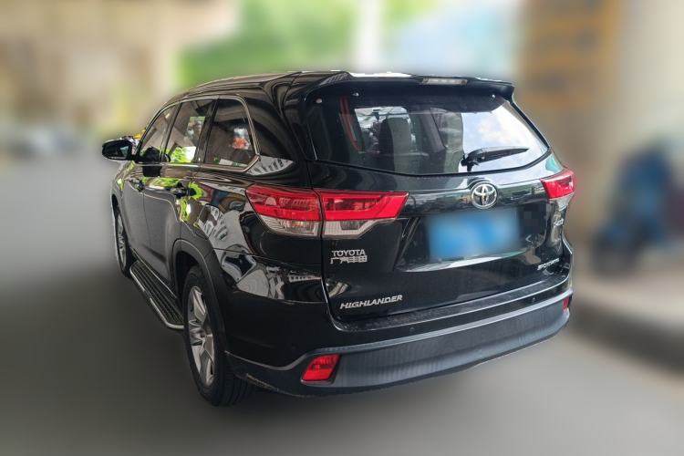 Used Toyota Highlander 2018 2.0T Four-Wheel Drive Prestige Version 7 Seats China V Emission Standard Rear Left 45 Deg