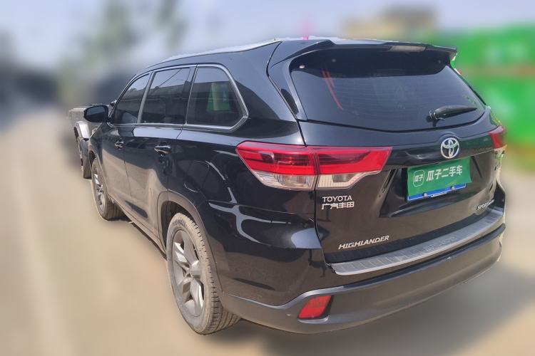 Used Toyota Highlander 2018 2.0T Four-Wheel Drive Prestige Version 7 Seats China V Emission Standard Rear Left 45 Deg