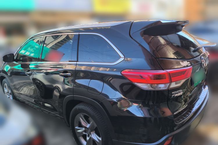 Used Toyota Highlander 2018 2.0T Four-Wheel Drive Luxury Edition 7 Seats China V Emission Standard Rear Left 45 Deg