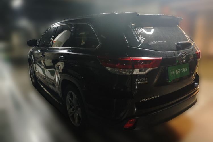 Used Toyota Highlander 2018 2.0T Four-Wheel Drive Luxury Edition 7 Seats China V Emission Standard Rear Left 45 Deg