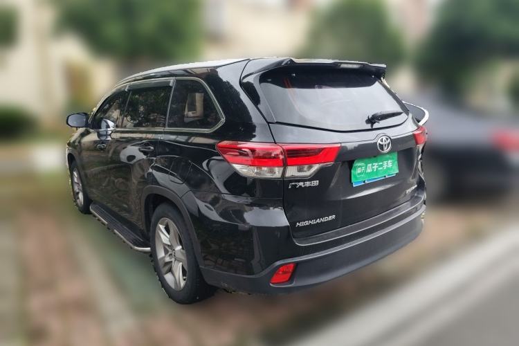 Used Toyota Highlander 2018 2.0T Four-Wheel Drive Prestige Version 7 Seats China V Emission Standard Rear Left 45 Deg