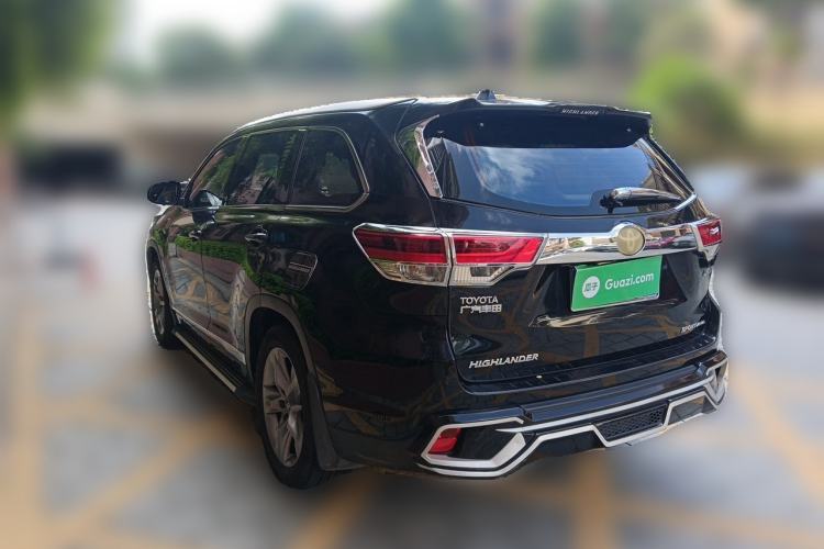 Used Toyota Highlander 2018 2.0T Four-Wheel Drive Prestige Version 7 Seats China V Emission Standard Rear Left 45 Deg