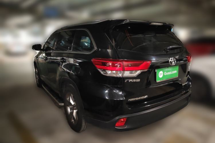 Used Toyota Highlander 2018 2.0T Four-Wheel Drive Prestige Version 7 Seats China V Emission Standard Rear Left 45 Deg