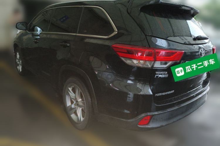 Used Toyota Highlander 2018 2.0T Four-Wheel Drive Luxury Edition 7 Seats China V Emission Standard Rear Left 45 Deg