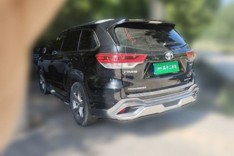 Used Toyota Highlander 2018 2.0T Four-Wheel Drive Luxury Version 7 Seats China VI Standard Rear Left 45 Deg