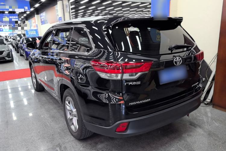 Used Toyota Highlander 2018 2.0T Four-Wheel Drive Prestige Version 7 Seats China VI Standard Rear Left 45 Deg