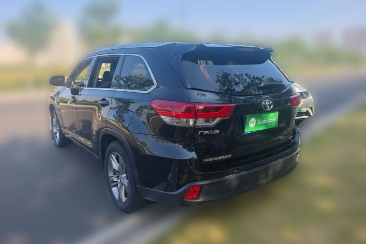 Used Toyota Highlander 2018 2.0T Two-Wheel Drive Luxury Edition 7 Seats China VI Standard Rear Left 45 Deg